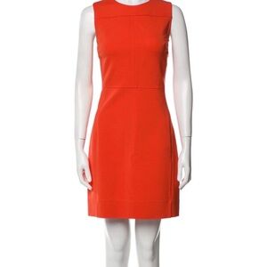 Diane Von Furstenberg Vibrant Orange Mini Dress